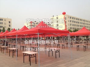 紅色帳篷，映照品質(zhì)——武漢專業(yè)租賃公司，讓您的活動(dòng)綻放精彩
